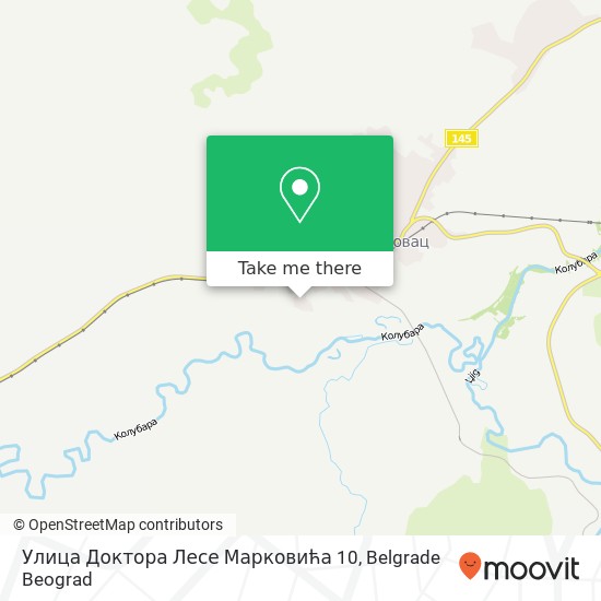 Улица Доктора Лесе Марковића 10 map