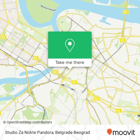 Studio Za Nokte Pandora map