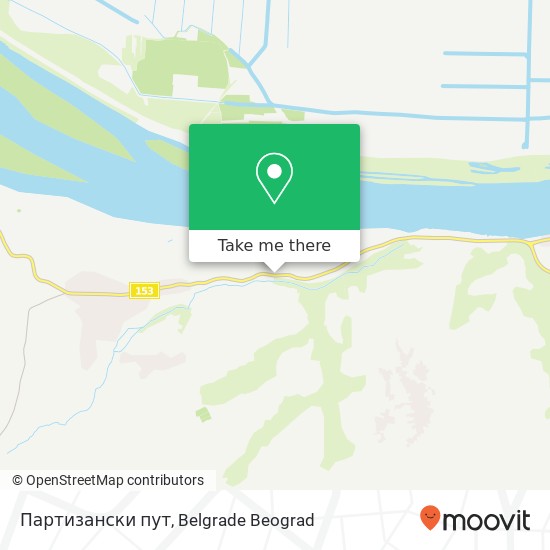 Партизански пут map