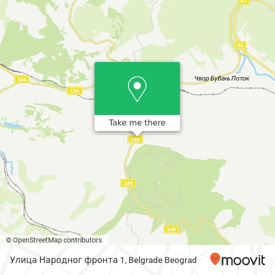 Улица Народног фронта 1 map