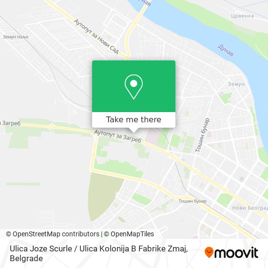 Ulica Joze Scurle / Ulica Kolonija B Fabrike Zmaj map