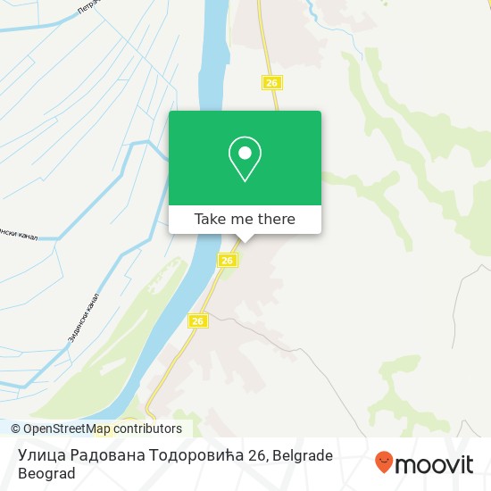Улица Радована Тодоровића 26 map