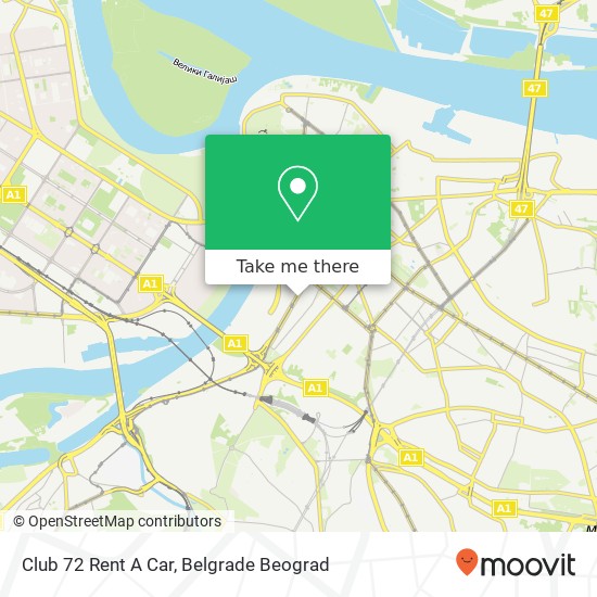 Club 72 Rent A Car map