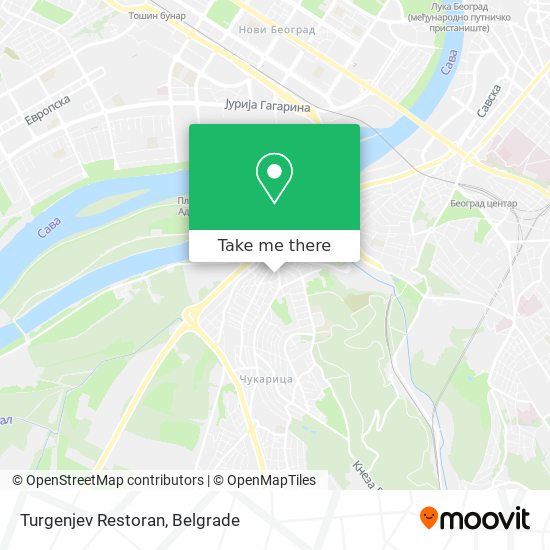 Turgenjev Restoran map