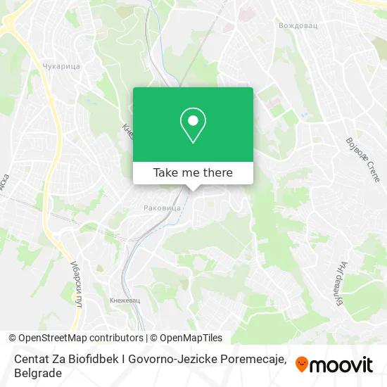 Centat Za Biofidbek I Govorno-Jezicke Poremecaje map