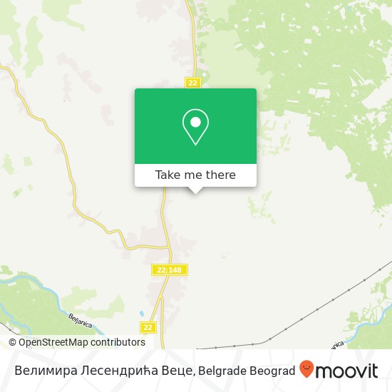 Велимира Лесендрића Веце map