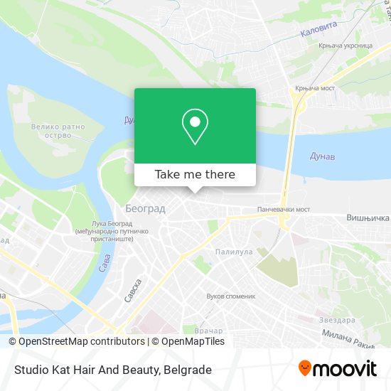 Studio Kat Hair And Beauty map