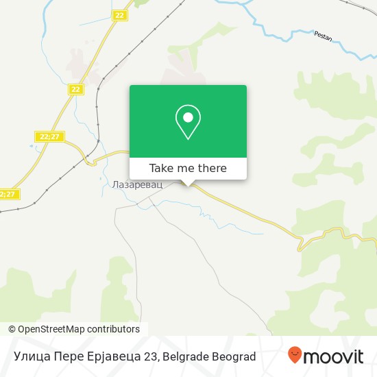 Улица Пере Ерјавеца 23 map