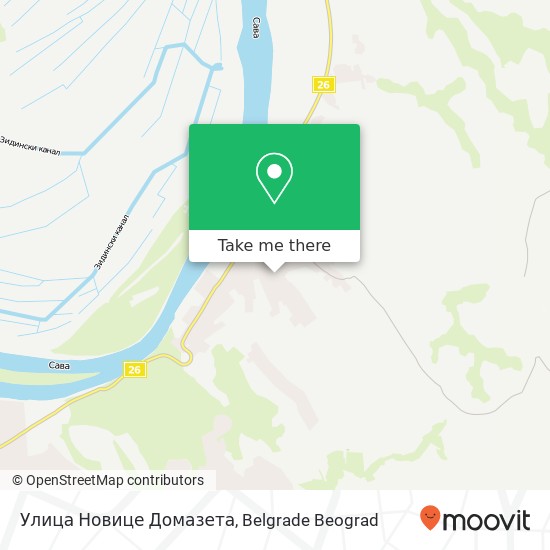 Улица Новице Домазета map