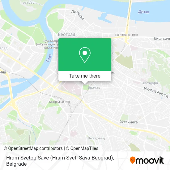 Hram Svetog Save (Hram Sveti Sava Beograd) map