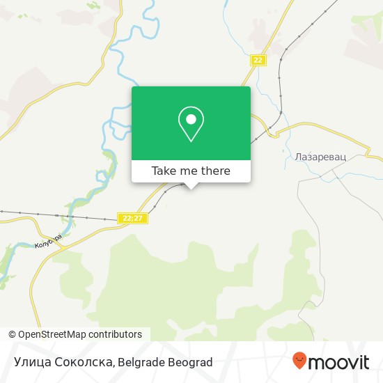 Улица Соколска map