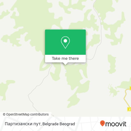 Партизански пут map