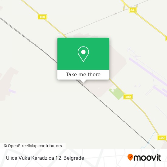 Ulica Vuka Karadzica 12 map