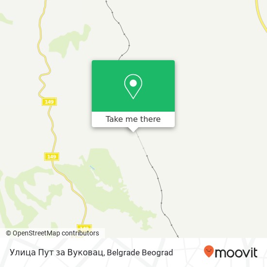 Улица Пут за Вуковац map