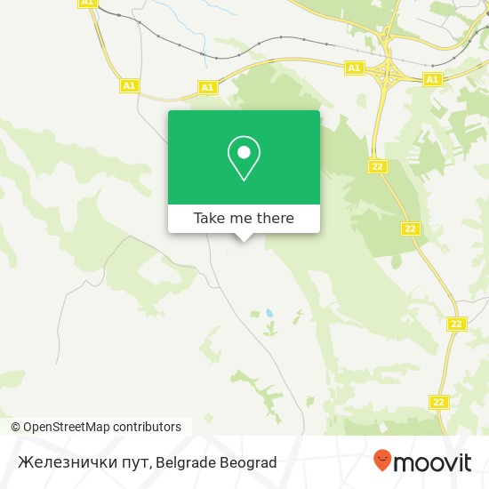 Железнички пут map