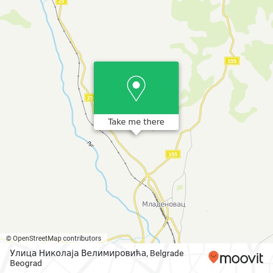 Улица Николаја Велимировића map