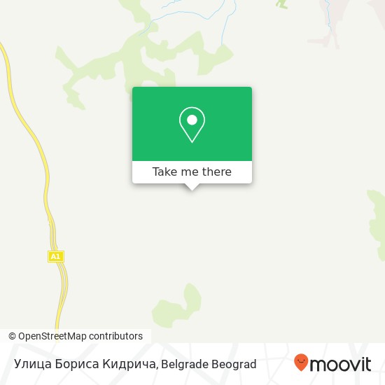 Улица Бориса Кидрича map