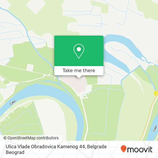 Ulica Vlade Obradovica Kamenog 44 map