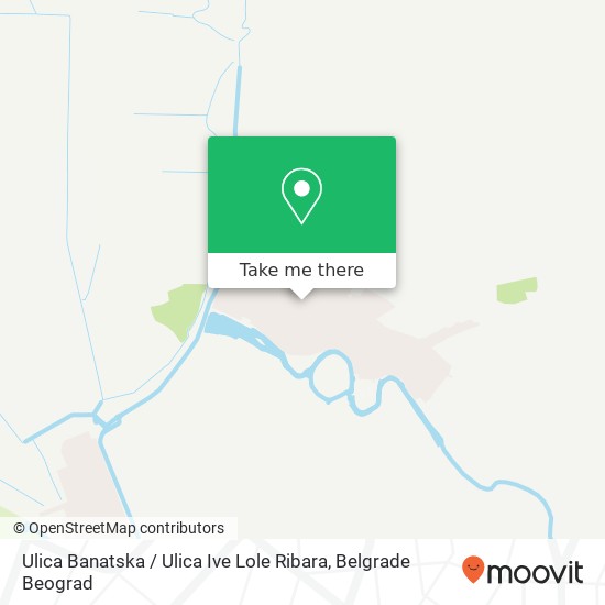 Ulica Banatska / Ulica Ive Lole Ribara map