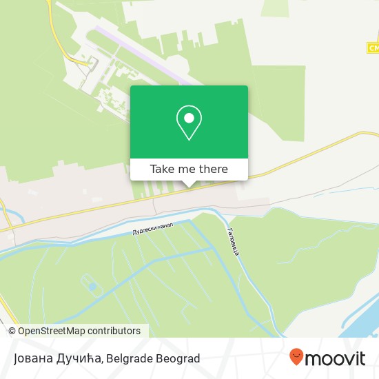 Јована Дучића map