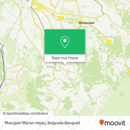 Мандин Мали пијац map