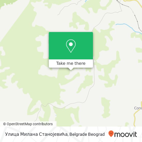 Улица Милана Станојевића map