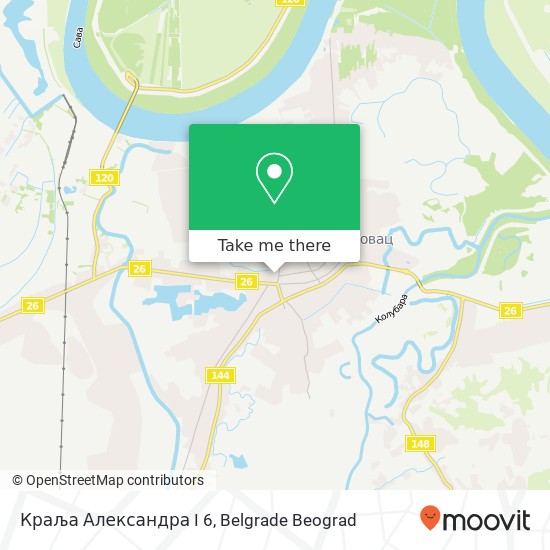 Краља Александра I 6 map