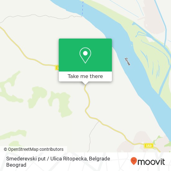 Smederevski put / Ulica Ritopecka map