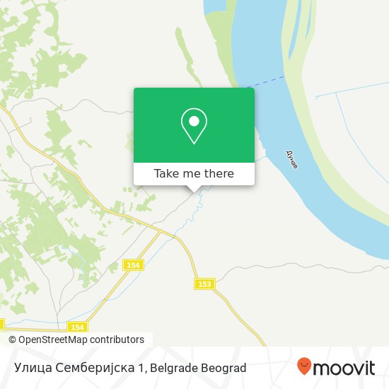 Улица Семберијска 1 map