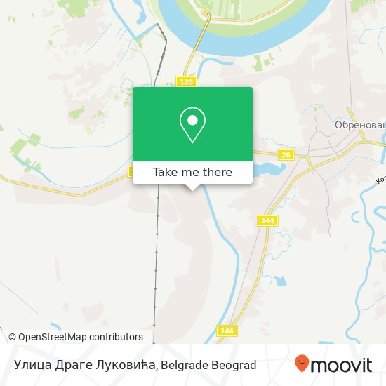 Улица Драге Луковића map