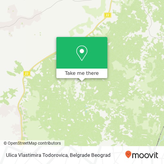 Ulica Vlastimira Todorovica map