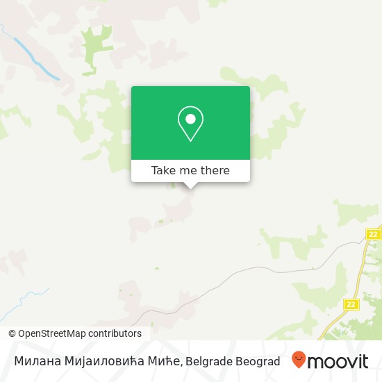 Милана Мијаиловића Миће map