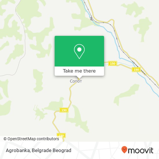 Agrobanka map