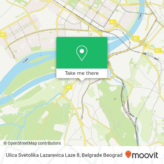 Ulica Svetolika Lazarevica Laze 8 map