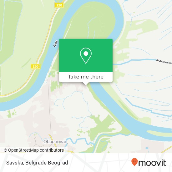 Savska map