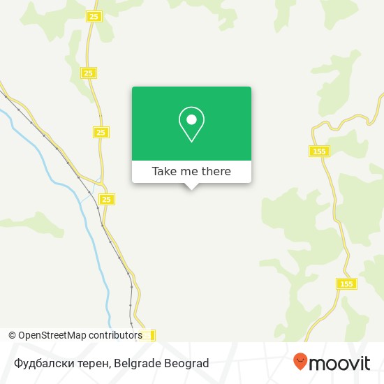 Фудбалски терен map