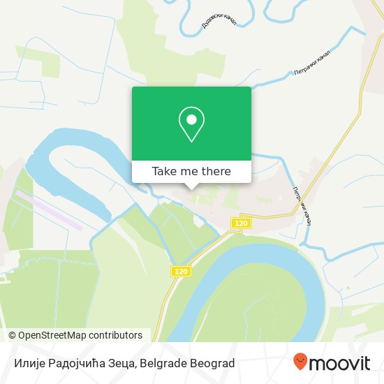 Илије Радојчића Зеца map