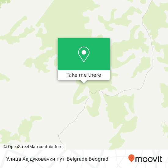 Улица Хајдуковачки пут map