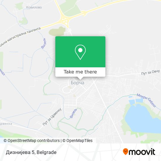 Дизнијева 5 map