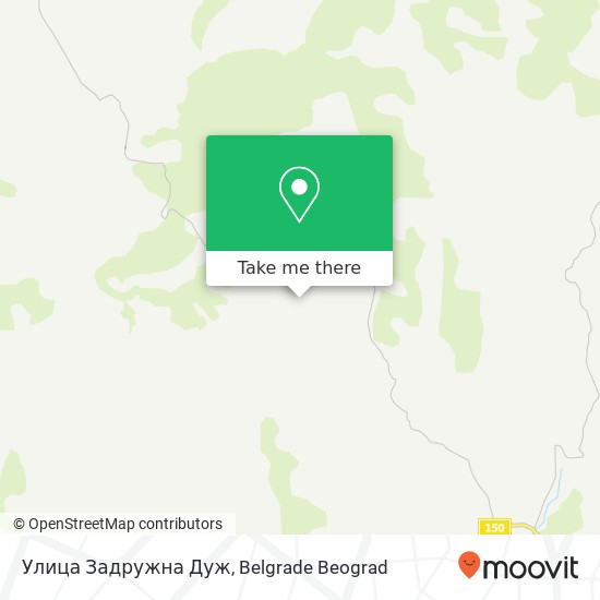 Улица Задружна Дуж map