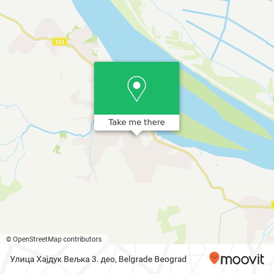 Улица Хајдук Вељка 3. део map