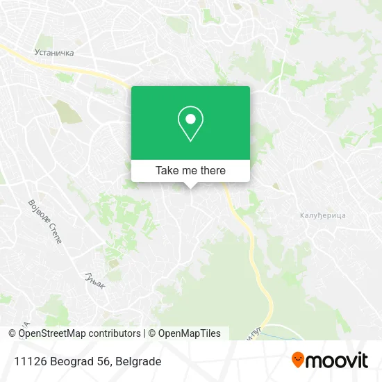 11126 Beograd 56 map