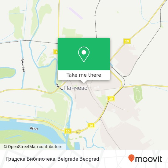 Градска Библиотека map