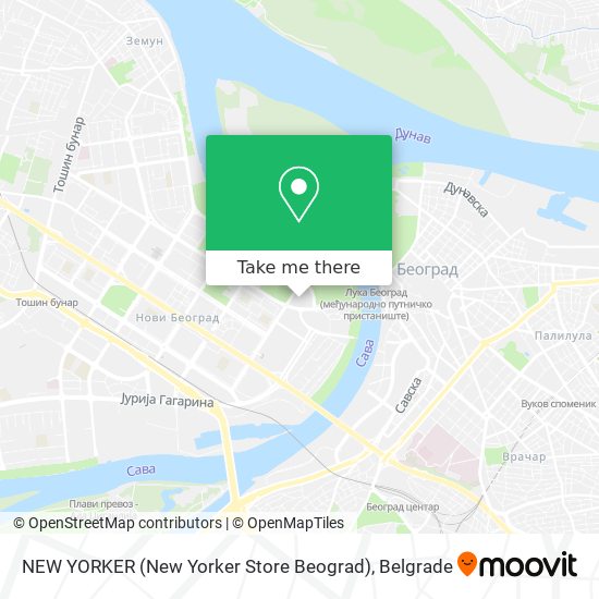 NEW YORKER (New Yorker Store Beograd) map