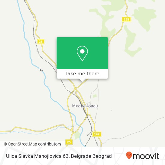 Ulica Slavka Manojlovica 63 map