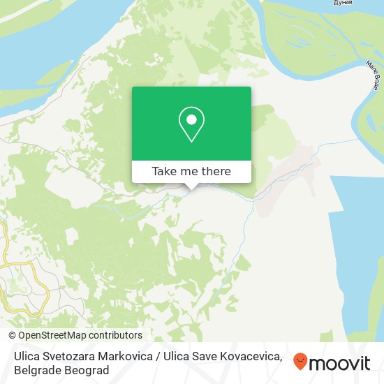 Ulica Svetozara Markovica / Ulica Save Kovacevica map