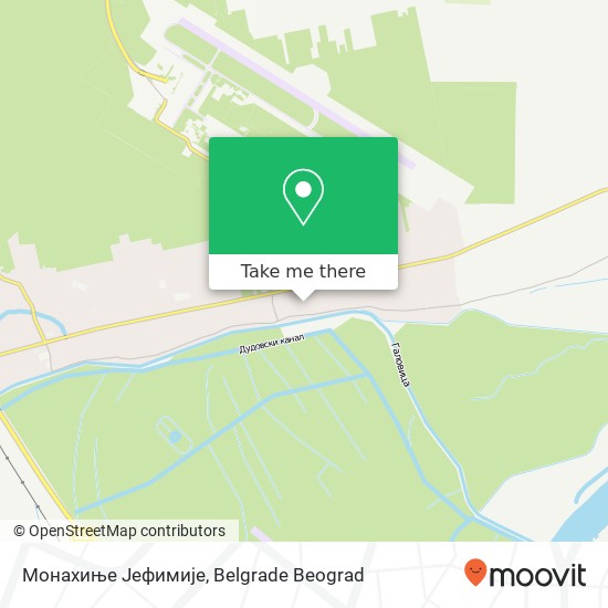 Монахиње Јефимије map