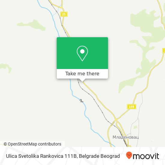 Ulica Svetolika Rankovica 111B map