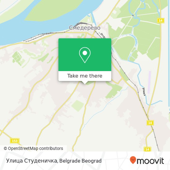 Улица Студеничка map