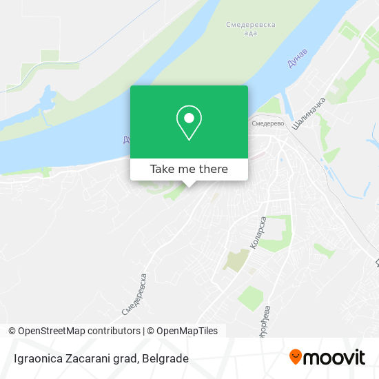 Igraonica Zacarani grad map